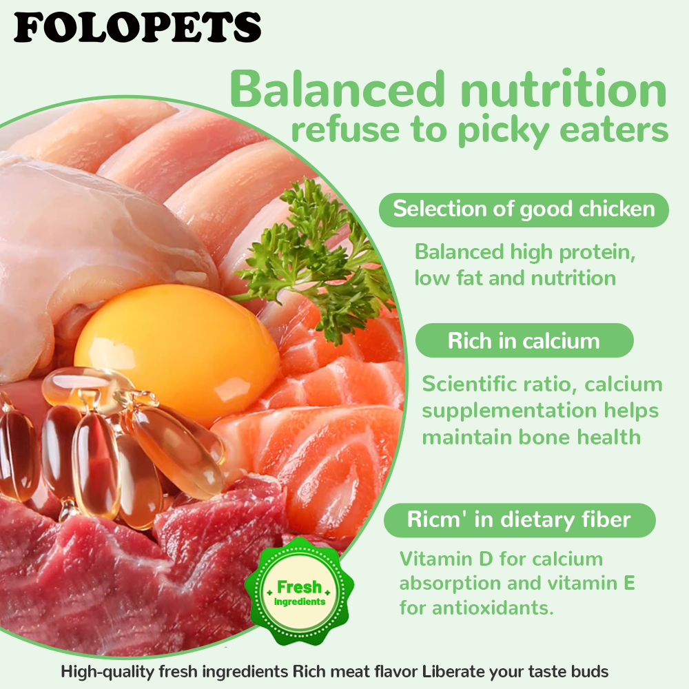 FOLOPETS (12 กระป๋อง) อาหารแมวเปียกในกระป๋อง Complete and Balance 430g ...