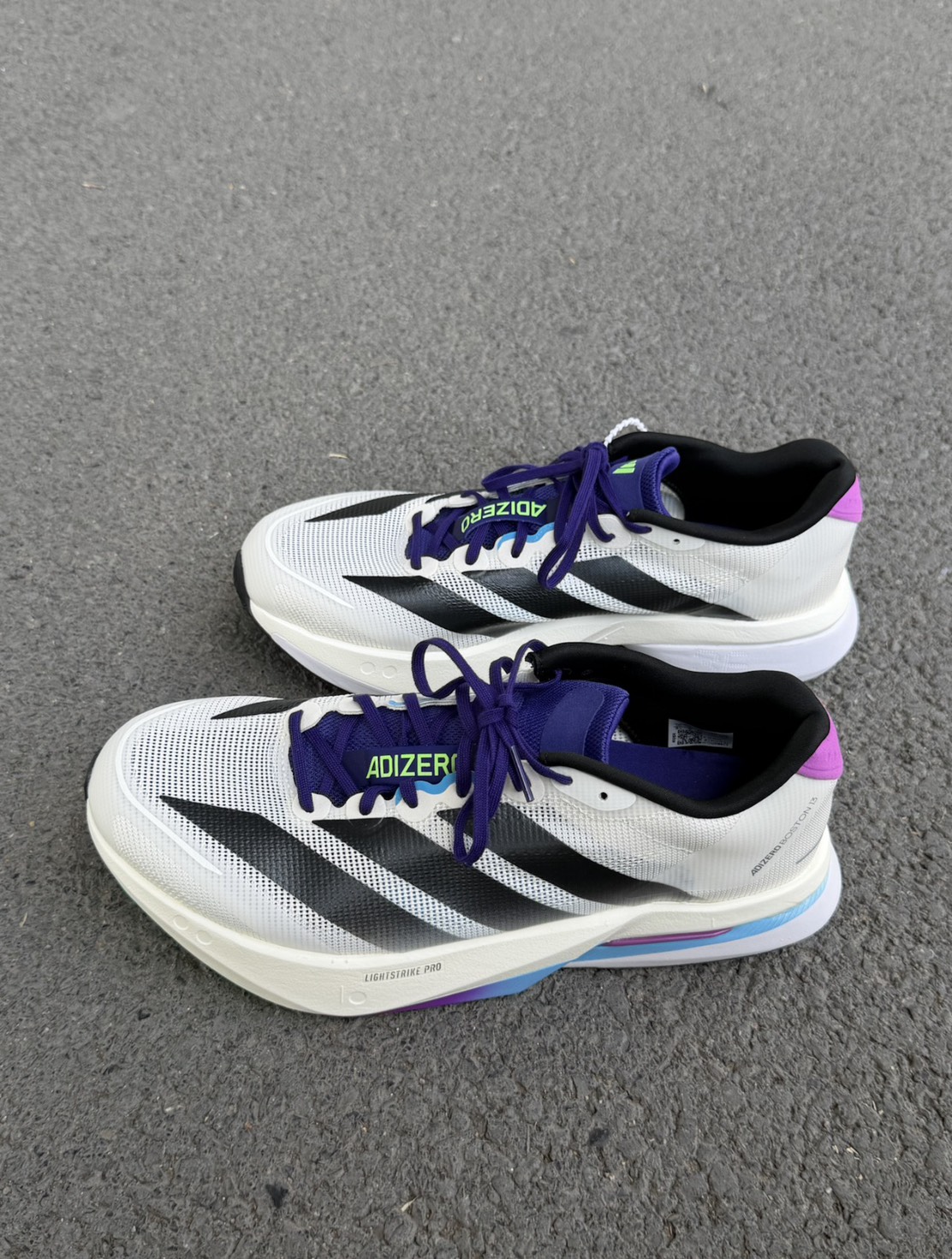[ PREORDER ] รองเท้าวิ่ง adidas adizero boston 13 สี Core White Core ...