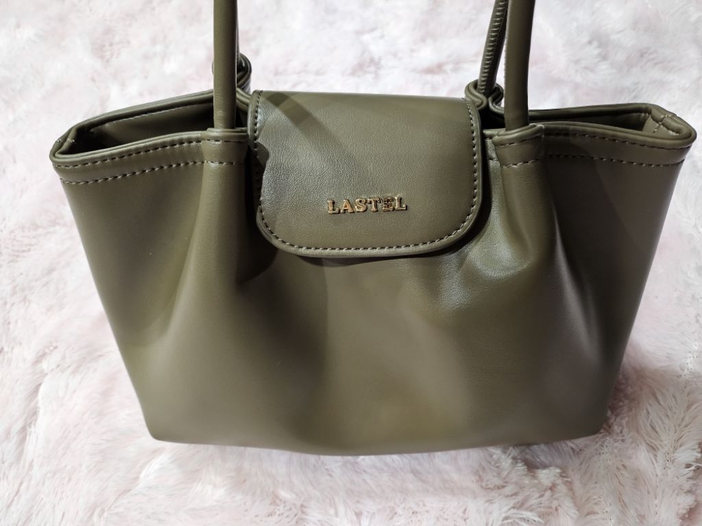 กระเป๋า pu มือสอง สีเทา LASTEL รุ่น MOKO | Shopee Thailand
