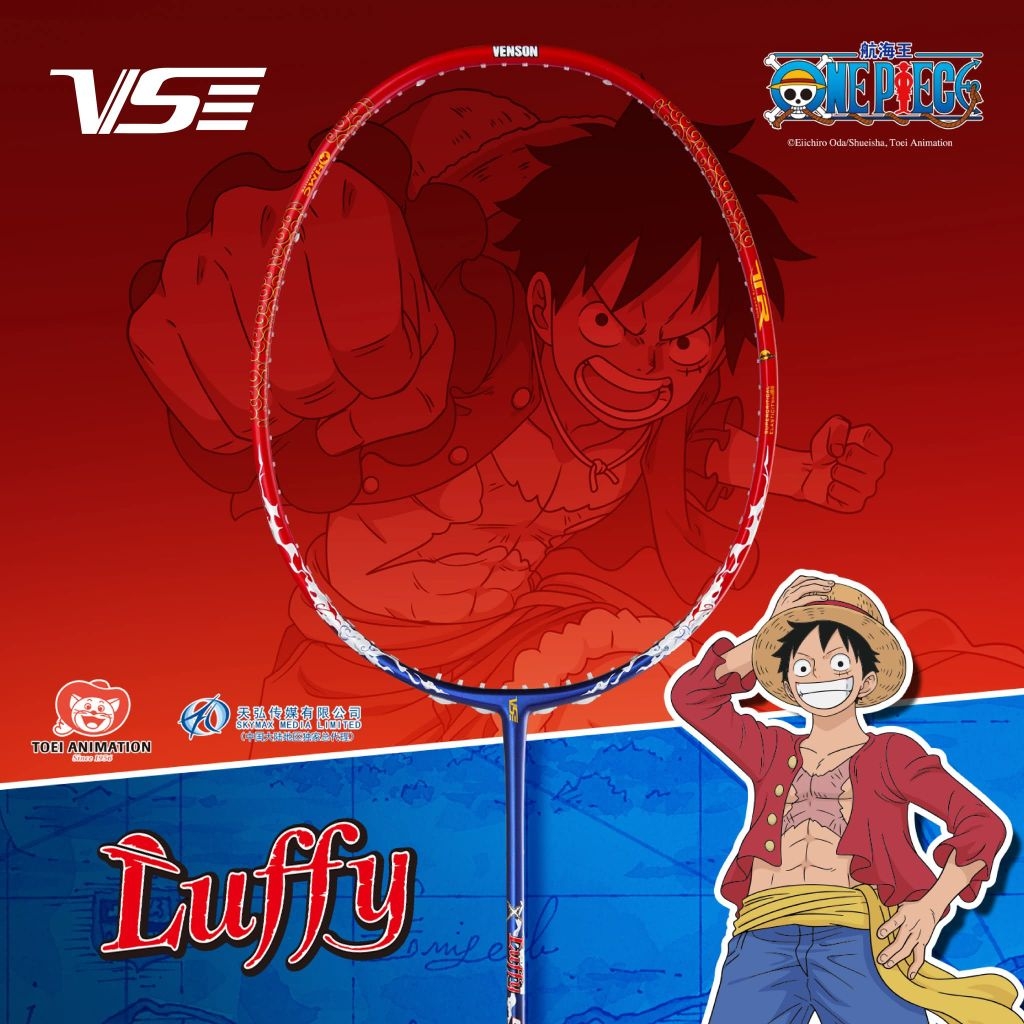 (สินค้าพร้อมส่ง) ไม้แบดมินตัน Venson 𝐕𝐒 𝐱 ONE PIECE และ 𝐃𝐞𝐦𝐨𝐧 𝐒𝐥𝐚𝐲𝐞𝐫 ...