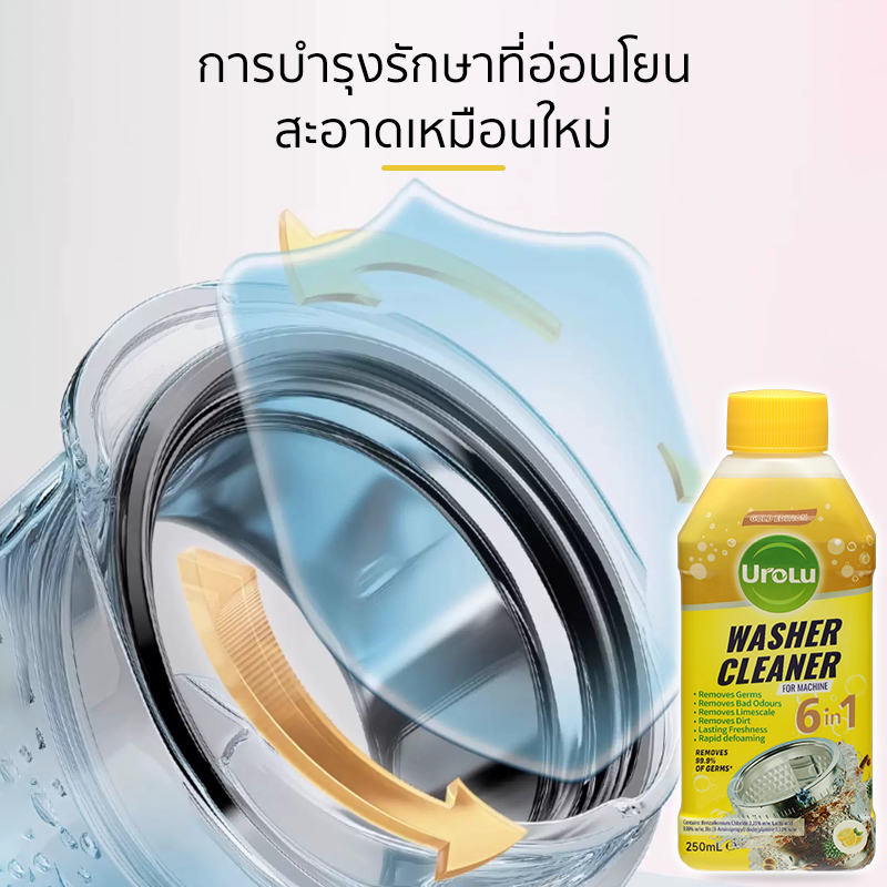Urolu 5in1 Washing Machine Cleaner น้ำยาล้างถังเครื่องซักผ้าแบบน้ำ ...