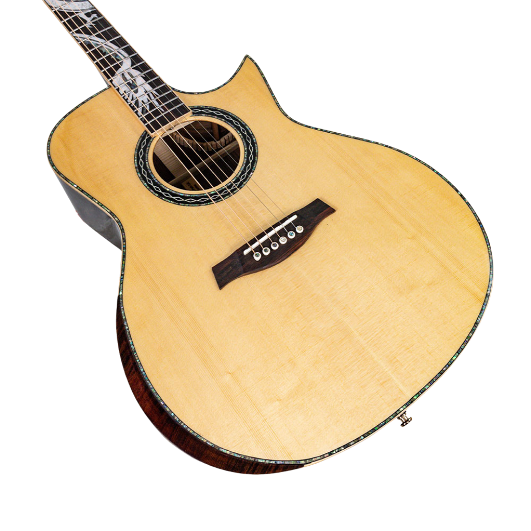 Kazuki Dragons Path All Solid Artistry Series กีตาร์โปร่ง ไม้แท้ทั้งตัว ...