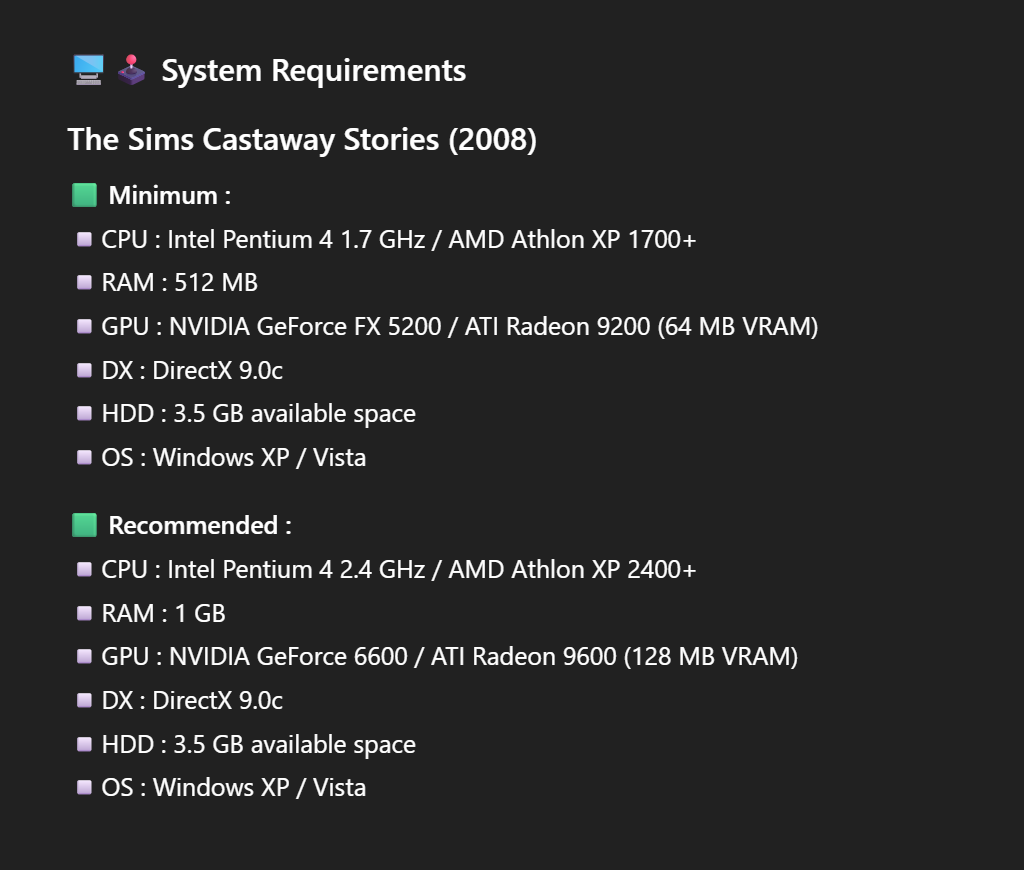 The Sims Castaway Stories (2008) v.ภาษาไทย | เกมคอมพิวเตอร์ PC Notebook ...