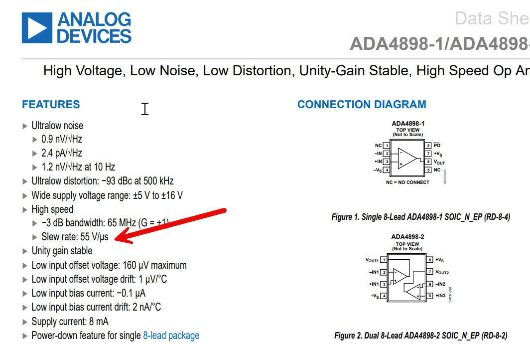 Opamp AD797, ADA4627-1, ADA4898-2 ค่าย Analog Device ของแท้ 100% เสียง ...