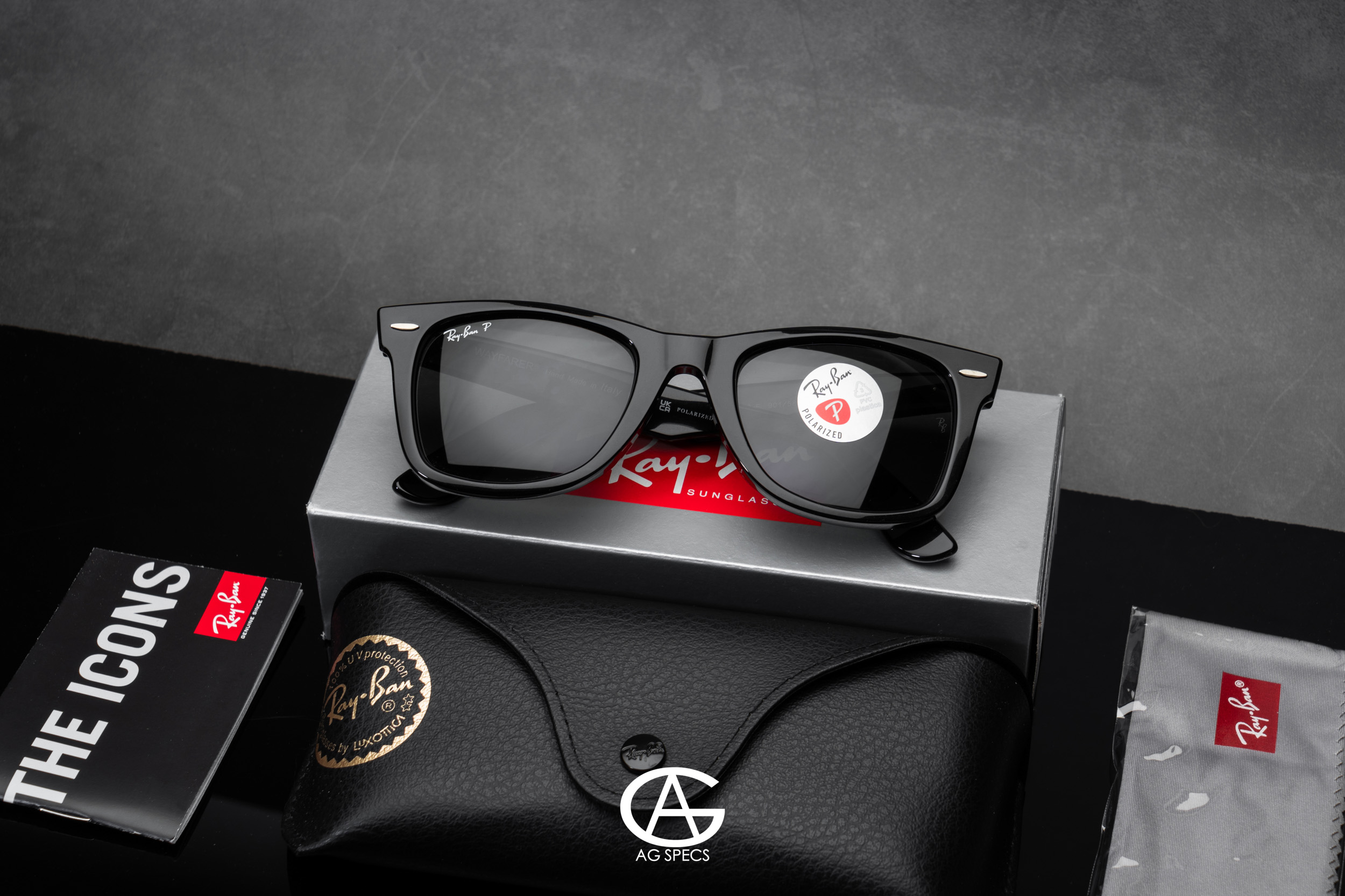 แว่นกันแดด RAY-BAN Wayfarer รุ่น RB2140F 901 | Shopee Thailand