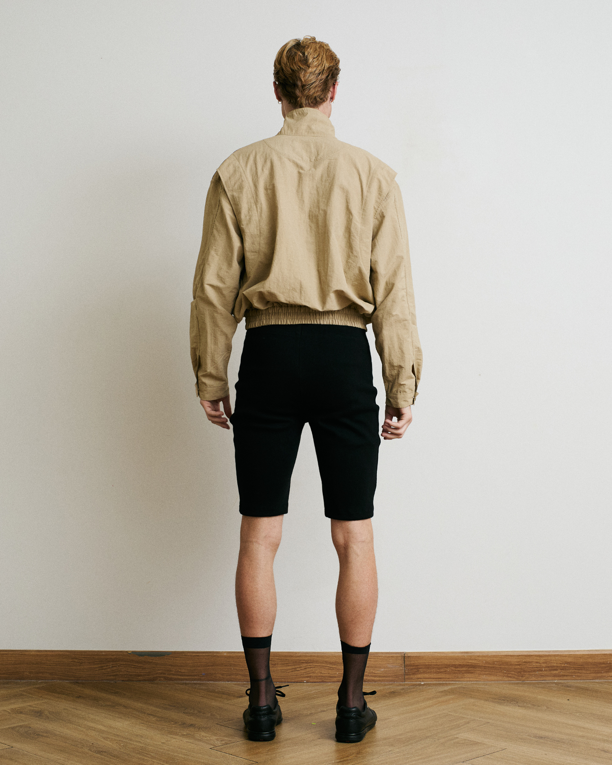 Hunter Studios -แจ็คเก็ตผ้าร่ม ดิเทลซิปด้านข้าง รุ่นShoulder Zip Jacket ...