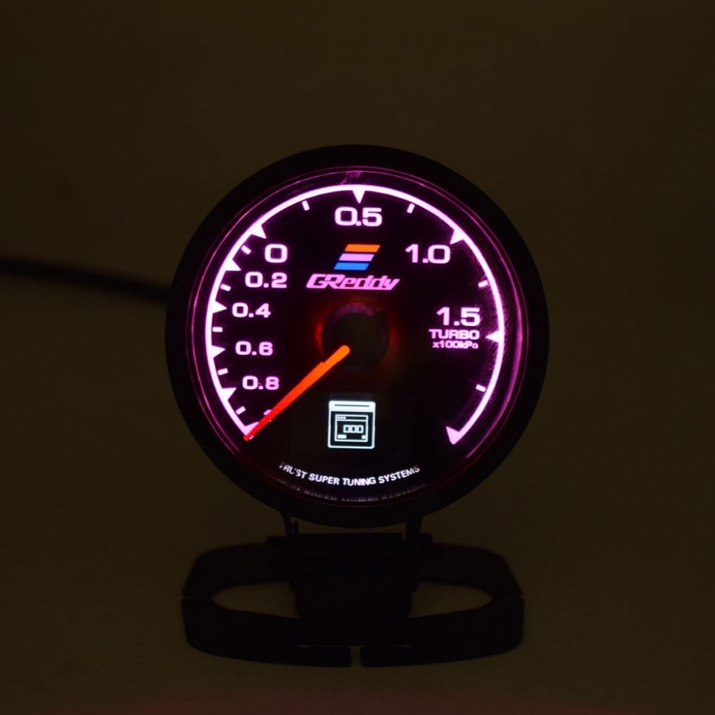 เกจวัด Greddy 2 in 1 สามารถวัด volt ได้ในตัว ตัวหน้าเปลี่ยนสีได้ 34สี ...