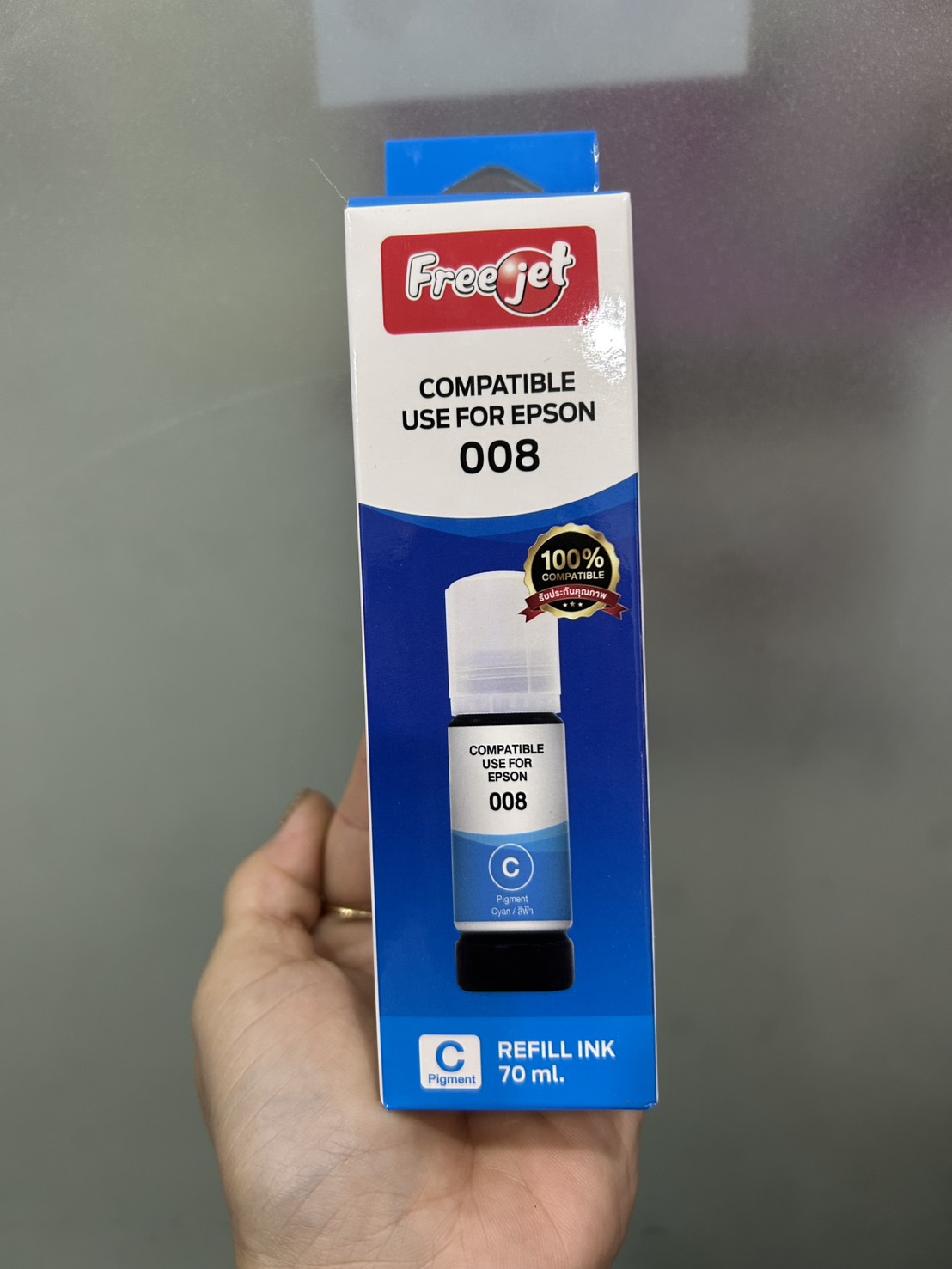 Freejet หมึกเติม Inkjet Printer Epson 008 Pigment สำหรับ Epson สีสด ...