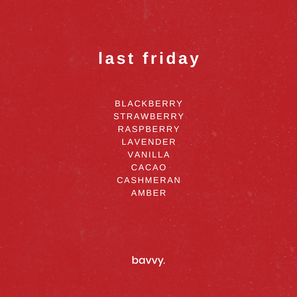 last friday | bavvy. (30 ml) | Shopee Thailand