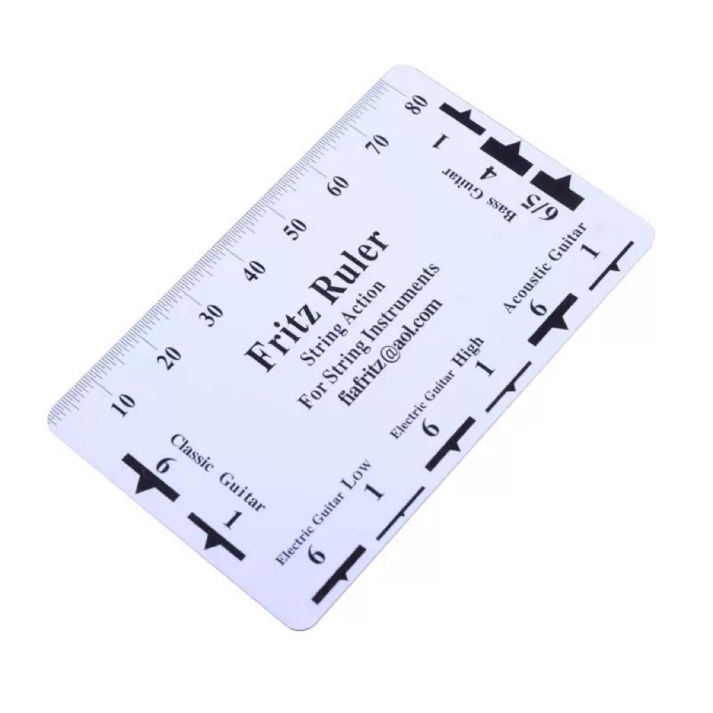 ไม้บรรทัด Fritz Ruler + String Pitchrulerสำหรับวัดระยะสายกีตาร์และ ...