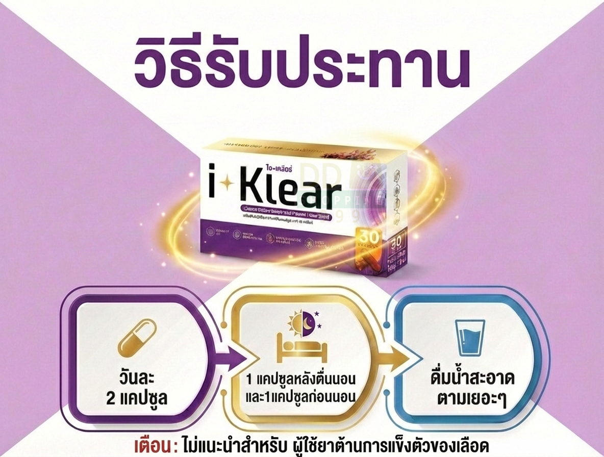 I KLEAR (ไอเคลียร์) iklear อาหารเสริมดูแลสายตา | Shopee Thailand
