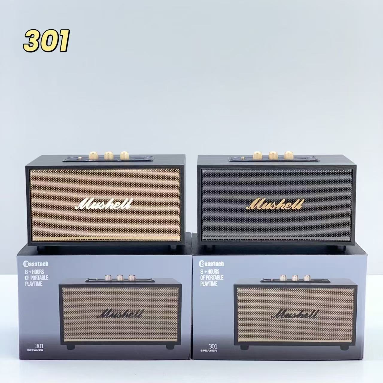 NEW ลำโพงบลูทูธ ไร้สาย เสียงดี XM-302 ลำโพงตู้ไม้แบบพกพา สำหรับใช้ใน ...