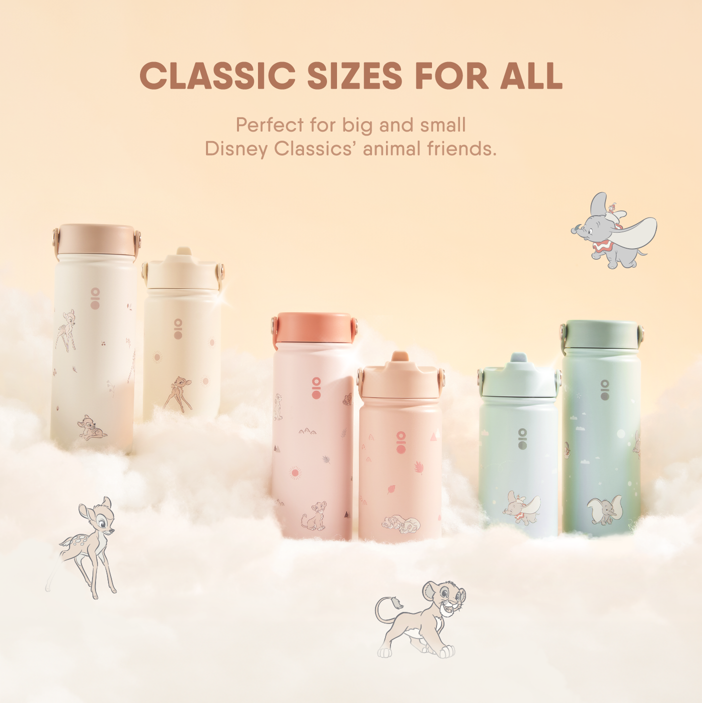 [Montigo Limited] Disney Classics Ace Bottle Mini l Dumbo 14oz / 410ml ...