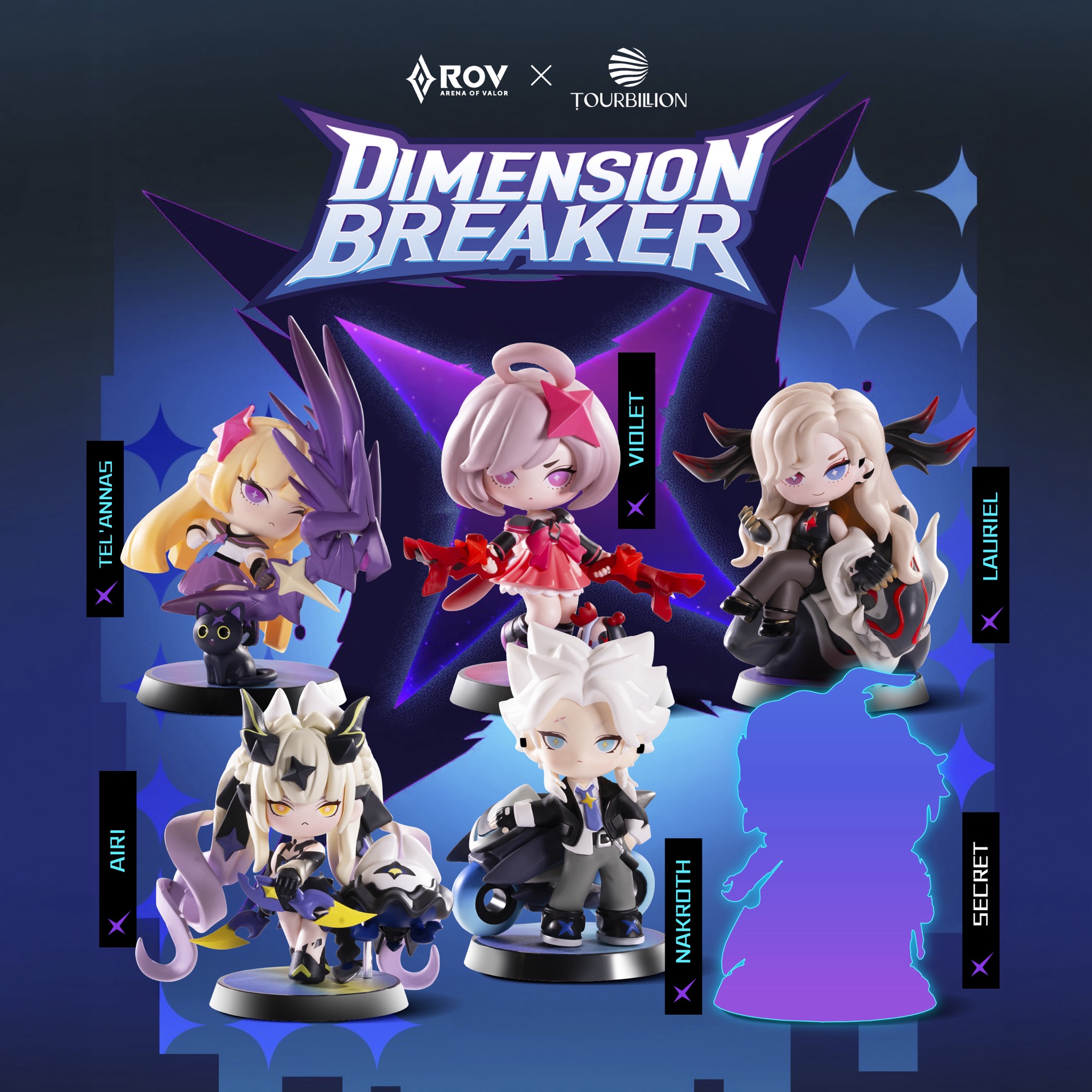 Garena RoV Dimension Breaker Art Toy Blind Box Official Figure ...