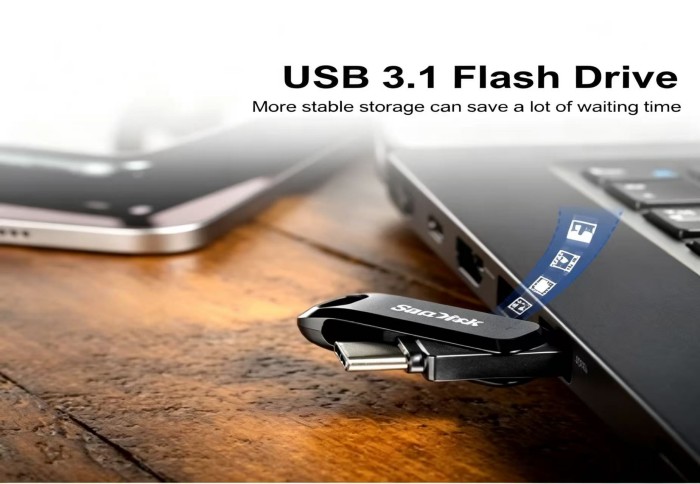 SanDisk Ultra Dual Drive Go USB Type-C & Type-A OTG Flash Drive 32GB ...