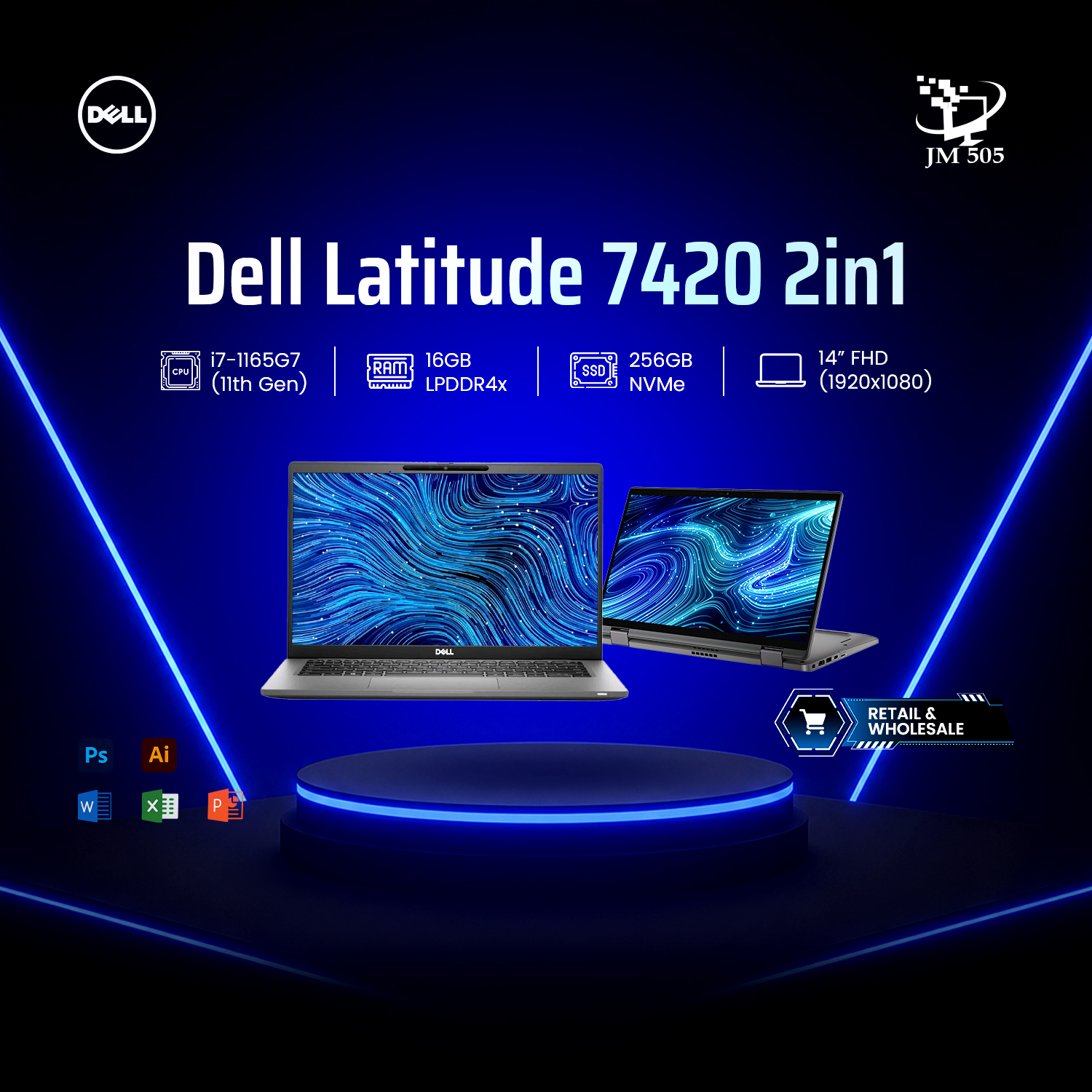 [2nd Hand] Latitude 7420 2-in-1 — Core i7-11th Gen / 16GB / 256GB SSD ...