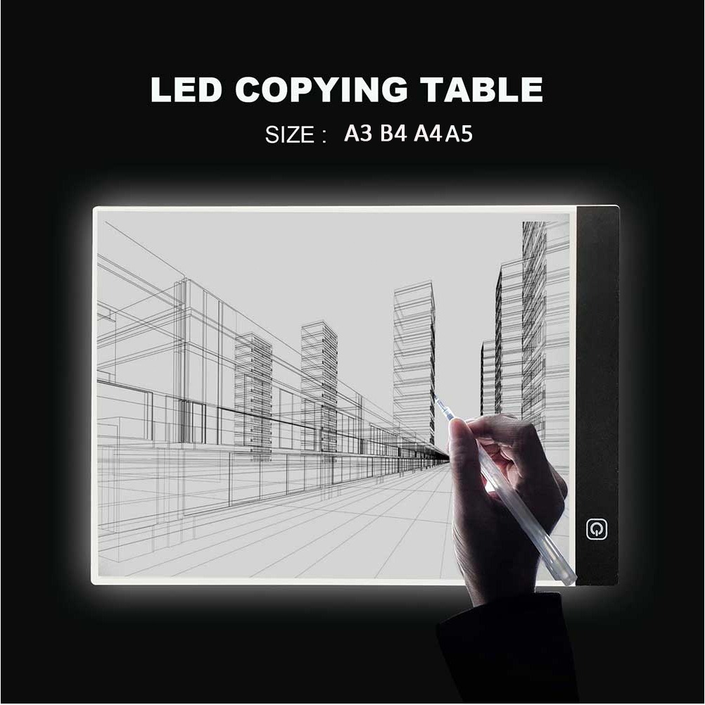 A3/A4/A5 copy table การป้องกันดวงตา LED กระดานวาดภาพ หรี่แสงได้ 3 ระดับ ...