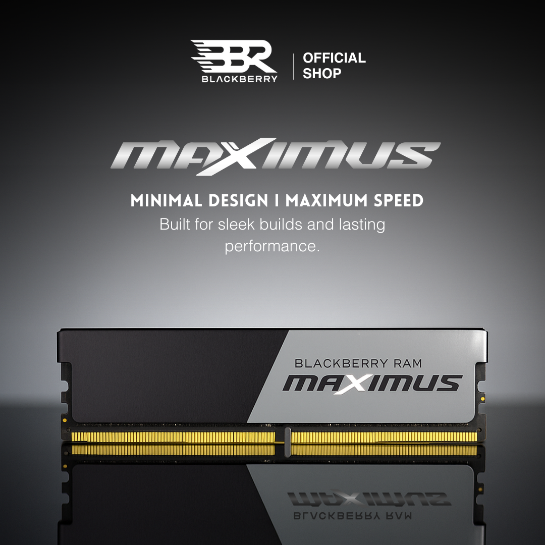 RAM PC DDR4 32GB (16GBx2) 3200MHz Blackberry (BBR) MAXIMUS GRAY รองรับ ...