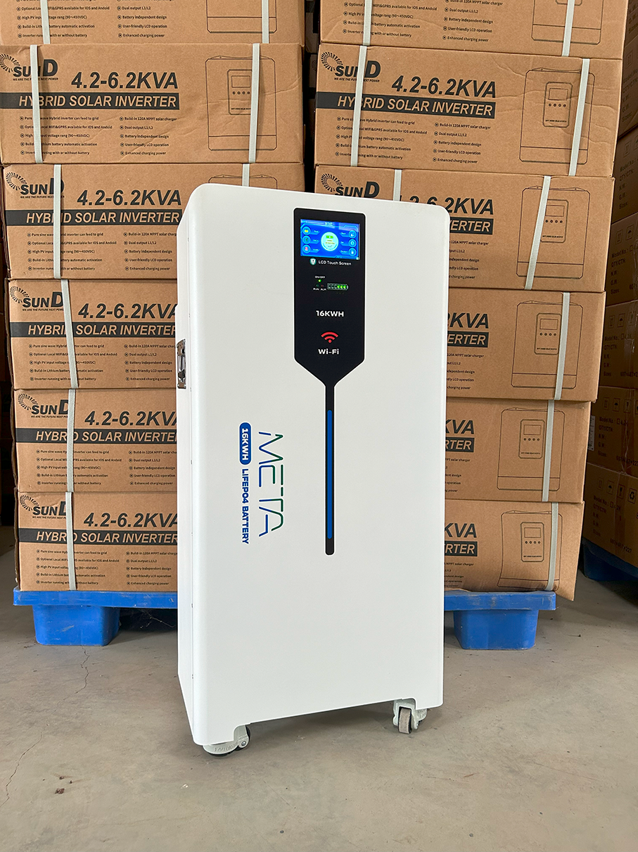 META Home Lithium Battery 51.2v 16Kwh. 314Ah.(รุ่น Wi-Fi) สำหรับเชื่อม ...