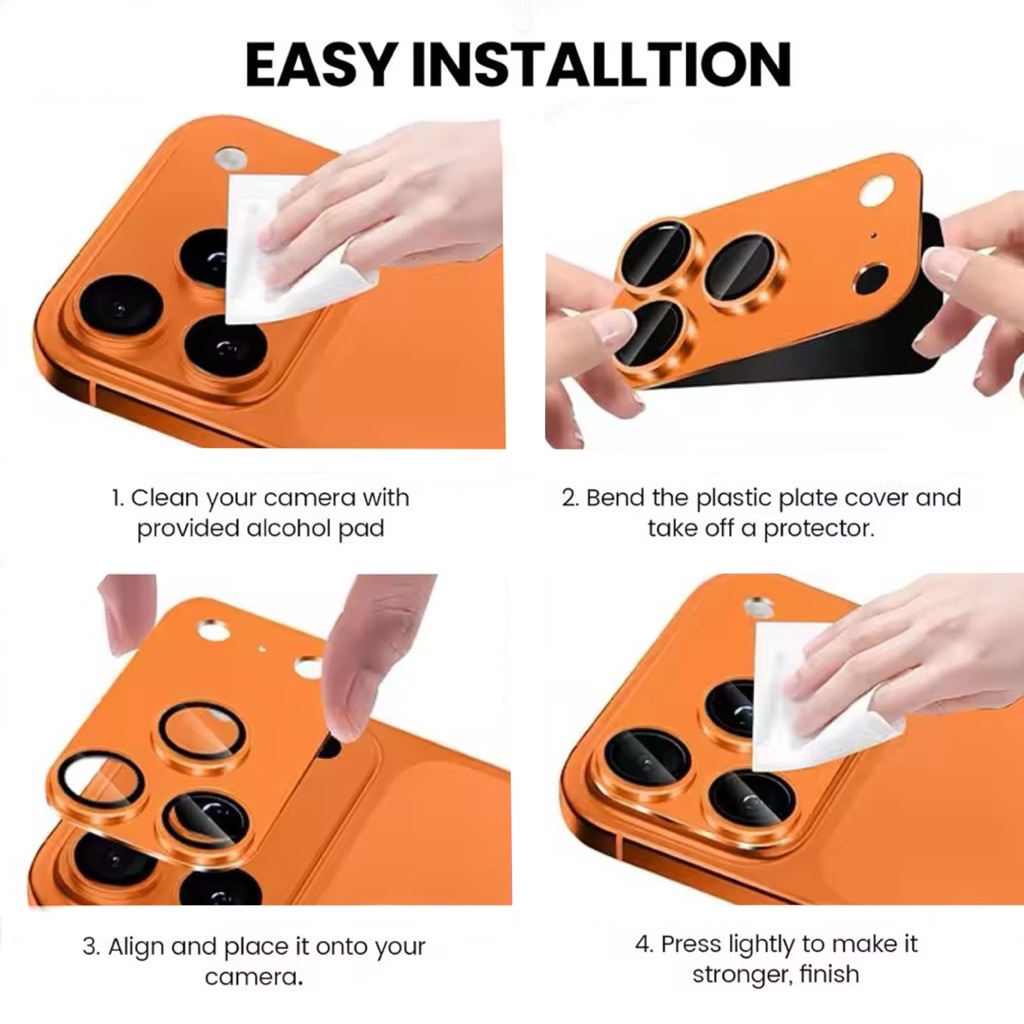 Aluminum Camera Lens Protective Glass Cover for IPhone 17 Pro Max 17Pro ...