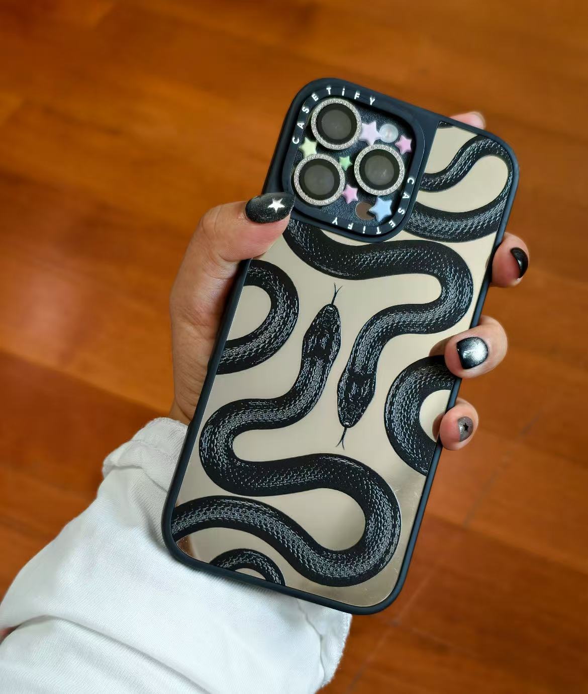 CASETiFY Black Snake เคสโทรศัพท์ iPhone17/17Pro/17ProMax 16/16Plus/15 ...