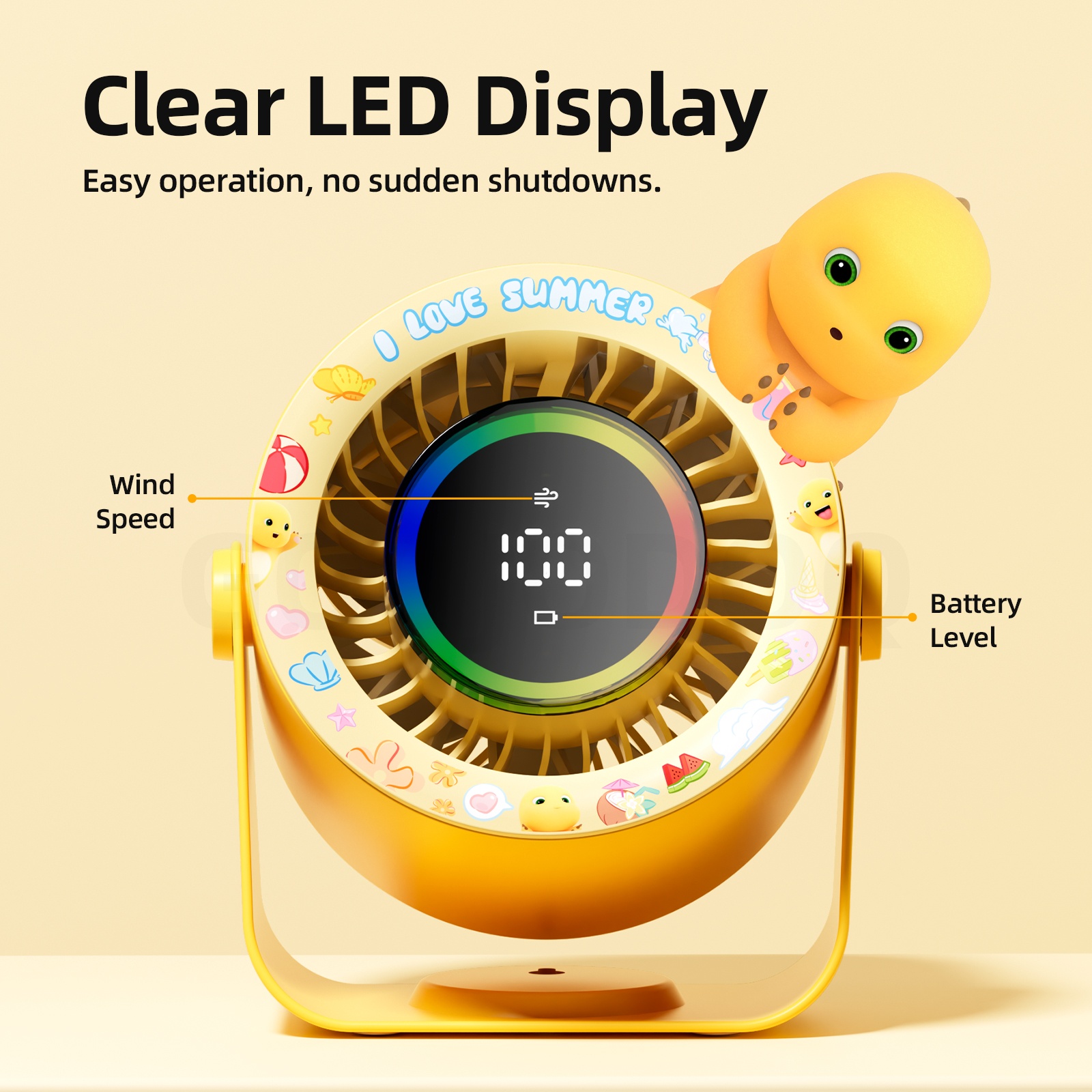 GOOJODOQ GFS008 x Nailoong High-speed Quiet Fan 2-in-1 Wall-mounted ...