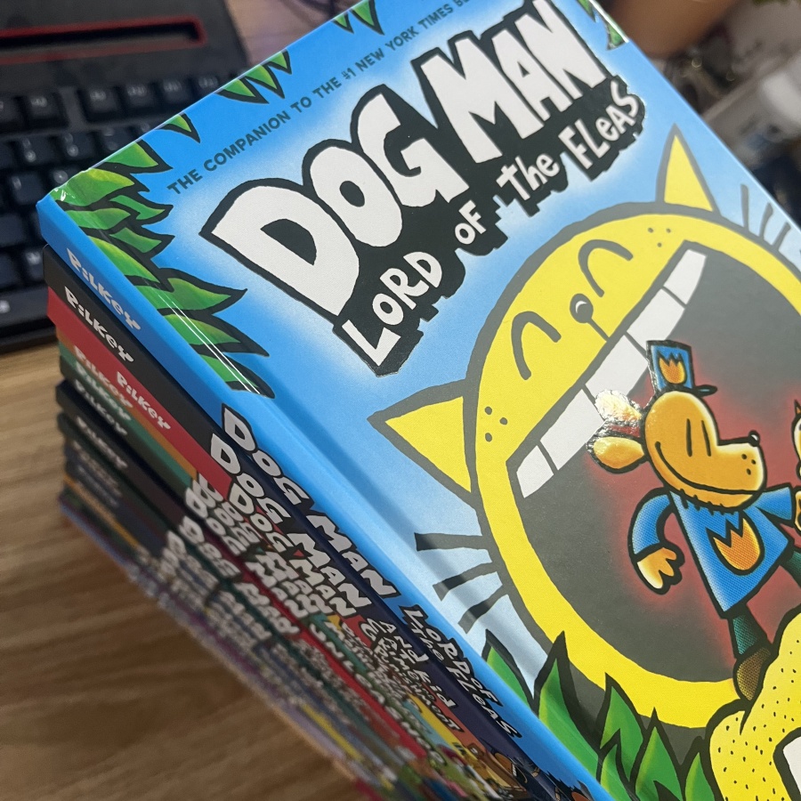 เซ็ต 19 เล่ม Dog Man หนังสือการ์ตูนภาษาอังกฤษ สำหรับเด็ก มือ 1 ของแท้ ...