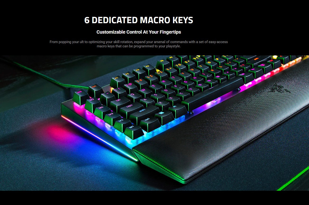 Razer BlackWindow V4 Mechanical Gaming Keyboard แบบ Full ไฟ RGB ปุ่มลัด ...