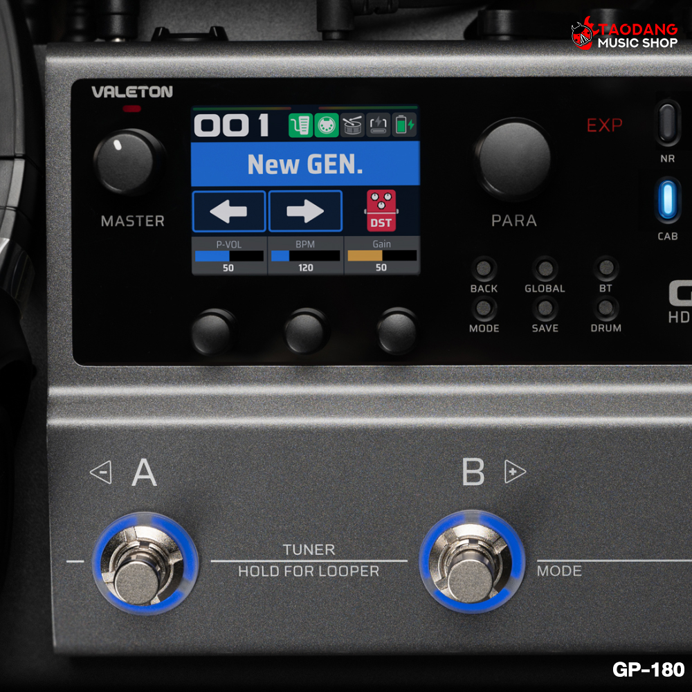 Valeton GP-180 มัลติเอฟเฟค Valeton GP180 Multi Effects - เต่าแดง ...