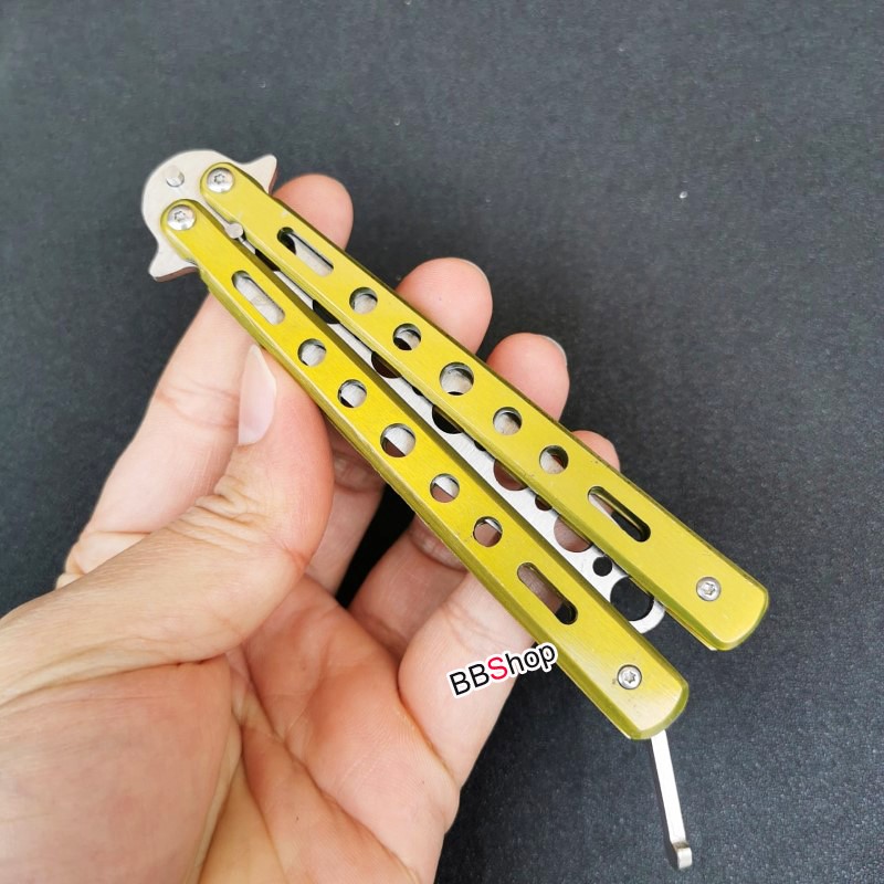 balisong บาลิซอง ฝึกซ้อม ควง ซ้อม แบบผีเสื้อ ไม่คม ดำ เงิน รุ้ง แดง ...