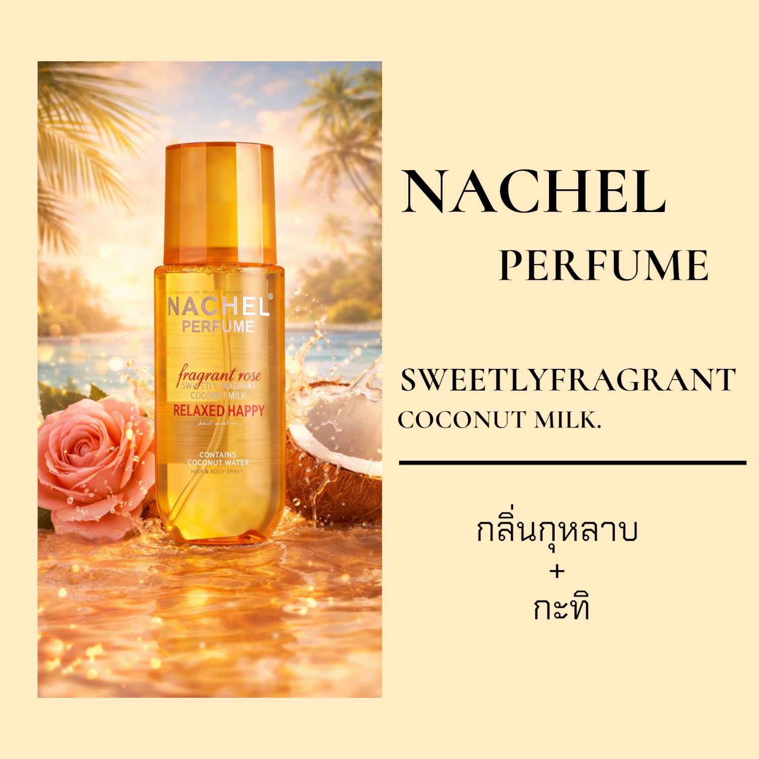 สเปรย์น้ำหอม Body Mist NACHEL ขนาด236ml (มี ให้เลือก 5 กลิ่น) [Romance ...