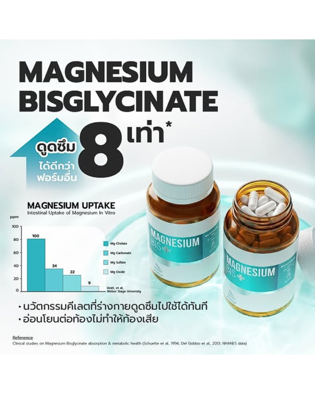 Innobic Magnesium BIS Plus อินโนบิก แมกนีเซียม บิส พลัส Bisglycinate ...