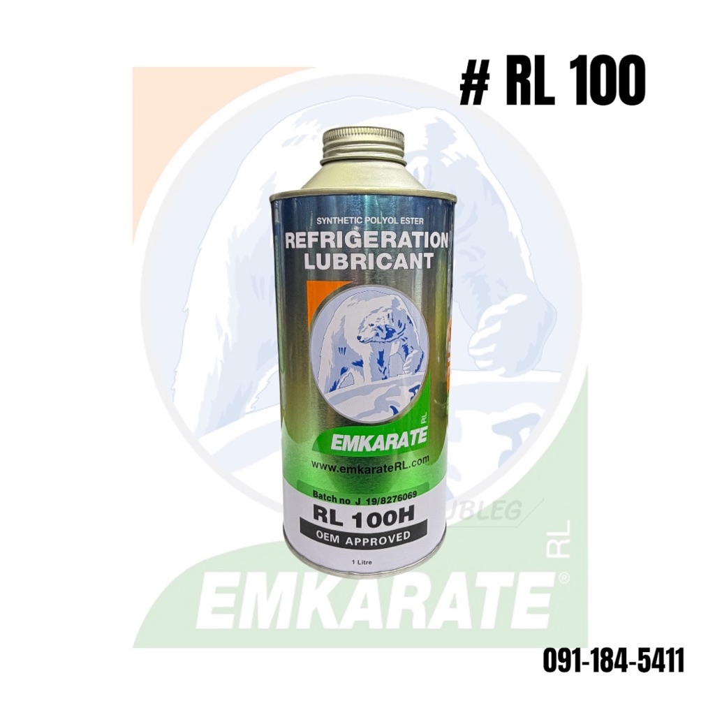 น้ำมันคอมแอร์ ตราหมี Emkarate เบอร์ RL68/100 ขนาด1ลิตร/1000 ml (1 ...
