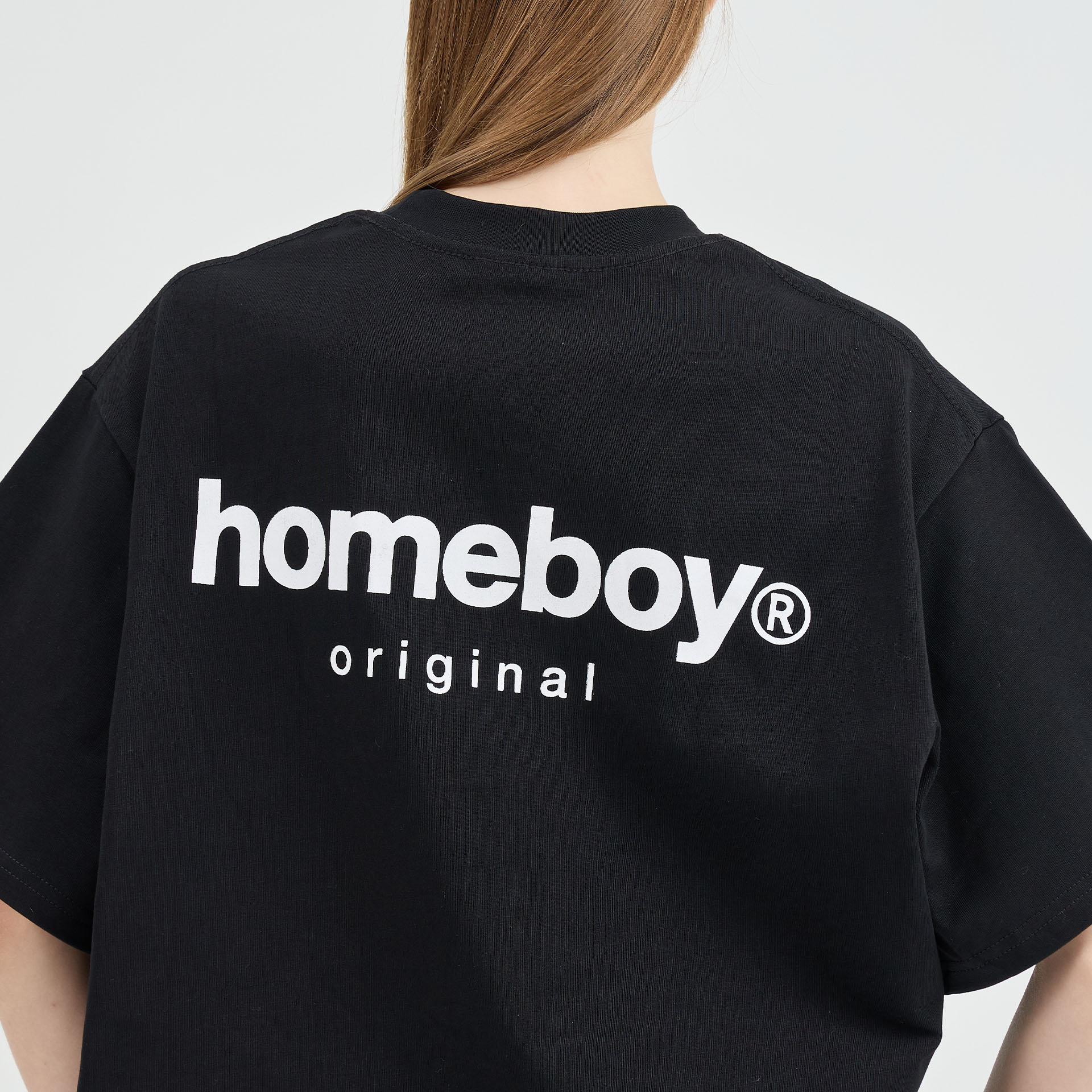 HOMEBOY เสื้อOVERSIZE HB.MINI.LOGO คอตตอน100% ใส่ได้ทุกวัน | Shopee ...