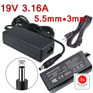 ภาพหน้าปกสินค้า19V 3.16A(5.5*3.0mm) 60W AC Power Supply Charger Adapter For Samsung Laptop Notebook ที่เกี่ยวข้อง