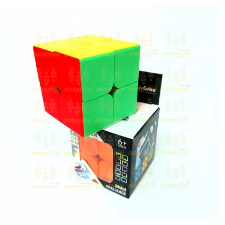 รูบิค-2x2-jiehui-cube-รูบิค-rubik-ขอบดำและไม่มีขอบ
