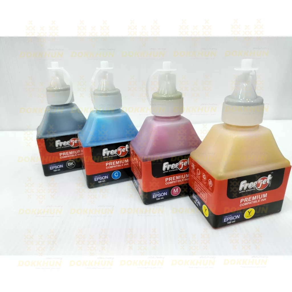 freejet-epson-น้ำหมึกชนิดเติมเครื่องปริ้น-epson-ขนาด-100ml