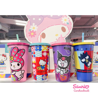 SANRIO แก้วน้ำสุญญากาศ Kuromi 500 mL. Pop Art  💓stainless steel เกรด304 เก็บอุณหภูมิร้อน/เย็น 💓 คุโรมิ 💓 แก้วน้ำสุญญากาศ