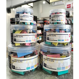 Deli คลิปหนีบกระดาษ (8551A, 8552A, 8553A, 8554A, 8555A, 8556A) Paper Clips คลิปหนีบกระดาษ สีแฟนซี