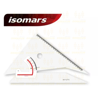 ISOMARS ไม้ฉากปรับมุม (Adjustable Set Square - Plain)