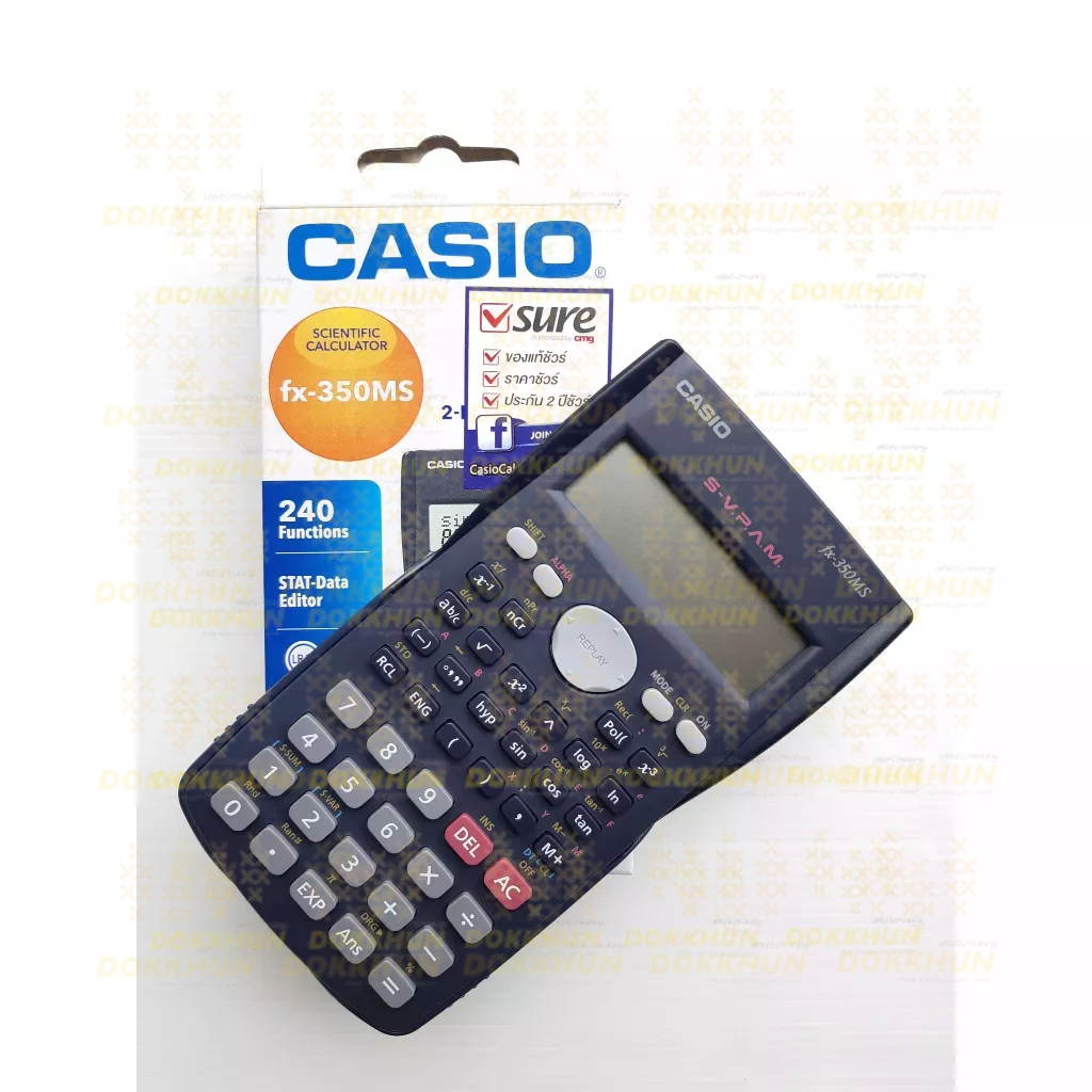 casio-calculator-เครื่องคิดเลขวิทยาศาสตร์-รุ่น-fx-350ms