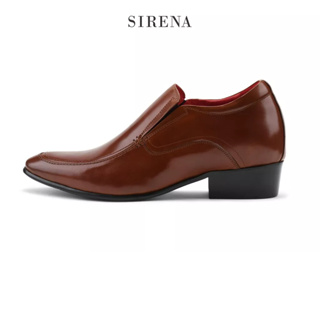 สินค้า PAUL & SIRENA รองเท้าหนังแท้ เสริมส้น 3 นิ้ว รุ่น CHRISTOPHER สีน้ำตาล | รองเท้าหนังผู้ชาย