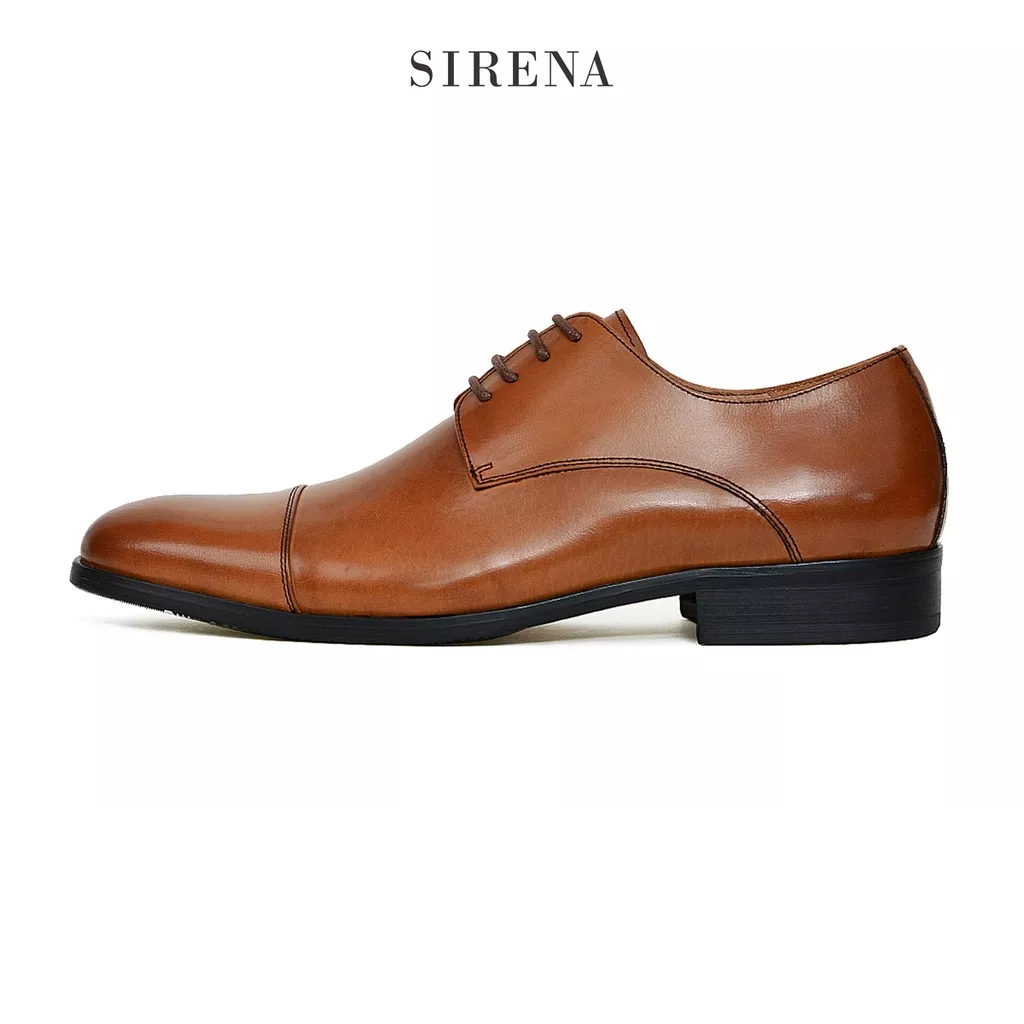 ภาพหน้าปกสินค้าPAUL & SIRENA รองเท้าหนังแท้ ส้น 1.5 นิ้ว รุ่น MATTHEW สีน้ำตาล  รองเท้าหนังผู้ชาย