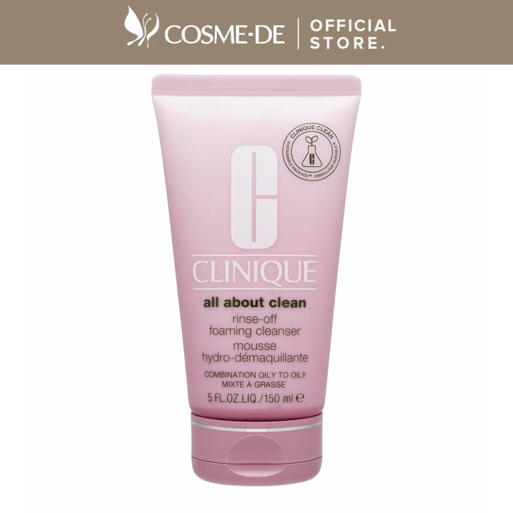 clinique-คลีนเซอร์โฟมล้างเครื่องสําอาง-ทําความสะอาดผิวหน้า-150-มล-618