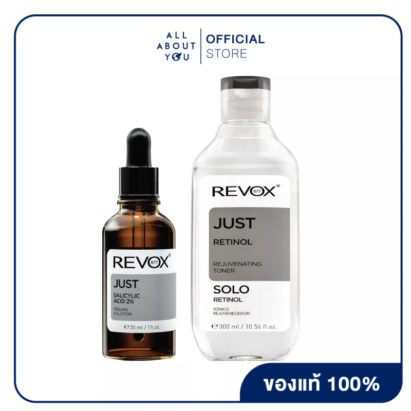 [ SET ] Revox B77 JUST RETINOL REJUVENATING TONER 300 ml.+Revox B77