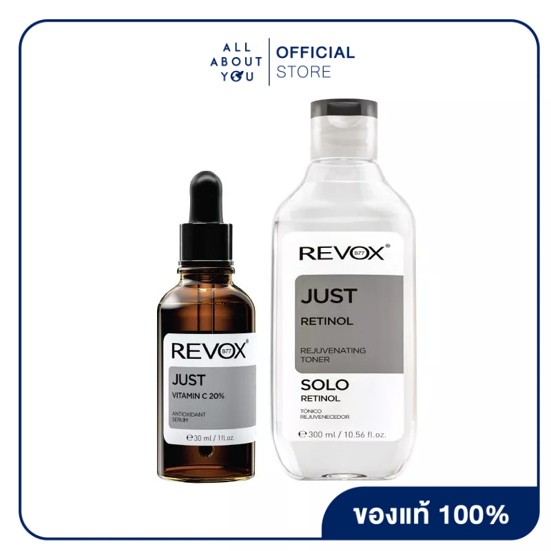 [ SET ] Revox B77 JUST VITAMIN C 20 ANTIOXIDANT SERUM 30 ml+Revox B77 JUST RETINOL REJUVENATING