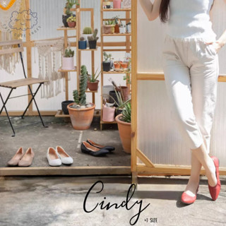 Cindy รองเท้าคัทชูเพื่อสุขภาพ ทรงหัวแหลม ส้น1ซ.ม. เท้าดูเรียว ยาว แต่ไม่บีบรัด นุ่มสบาย (+1 ไซส์นะคะ/ เท้าอวบ+2 ไซส์)