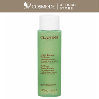 Clarins Purifying Toning Lotion 200ml,6.7oz Meadowsweet Combination to Oily Skin