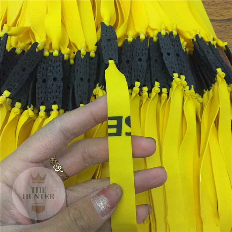 ภาพสินค้ายางแบน 1 เส้น ยางชุด ยางสำเร็จ สำหรับยิงหนังสติ๊กจีน รหัส HT-512 สูตร 20 12 150 มม. ขนาด 0.75 มม. สีเหลือง จากร้าน the_hunter_001 บน Shopee ภาพที่ 6