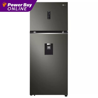 สินค้า New2022 LG ตู้เย็น 2 ประตู (13.9 คิว, สี Black Steel) รุ่น GN-F392PXAK.ABLPLMT